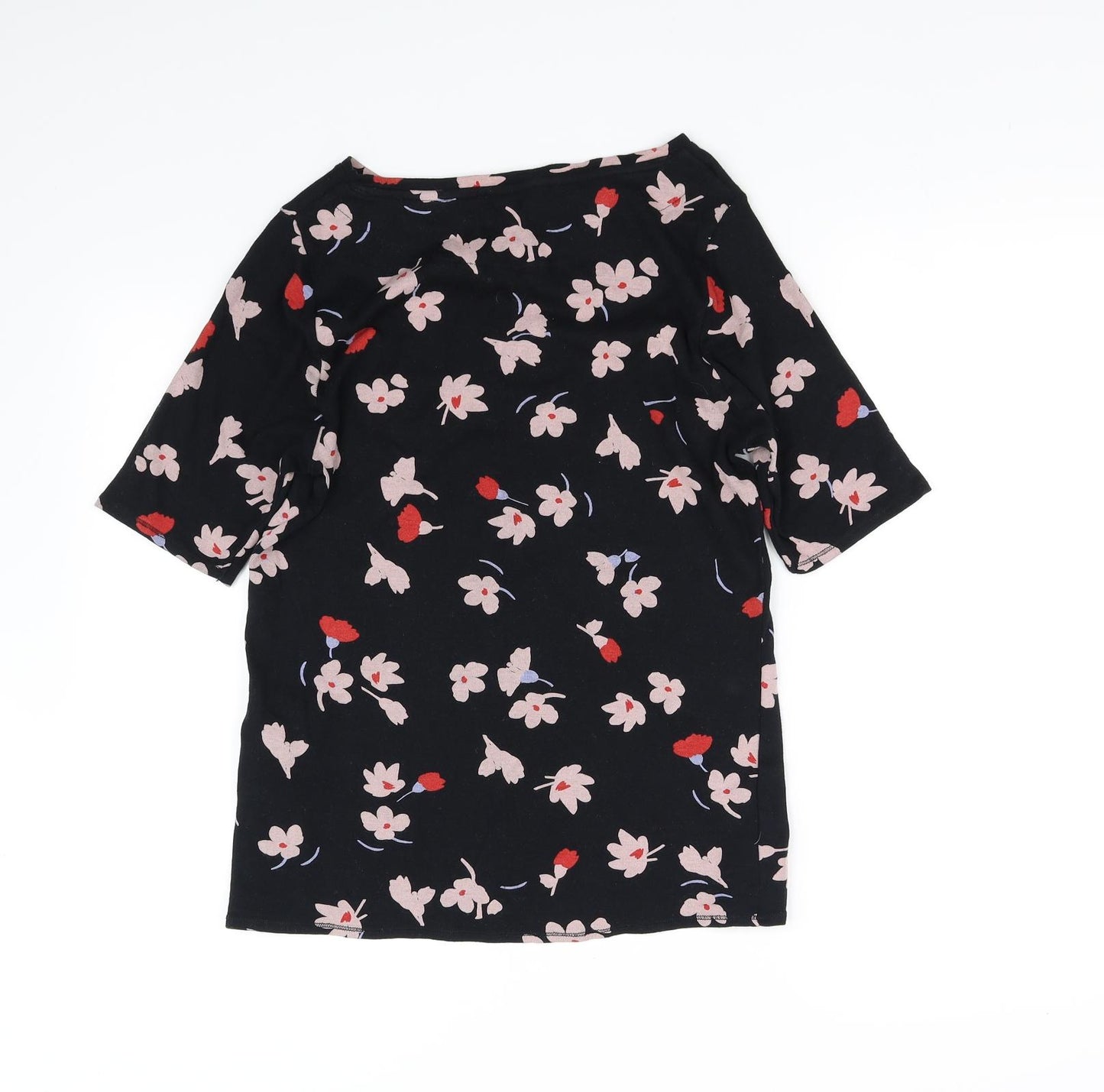 m&s Womens Black   Basic Blouse Size 14
