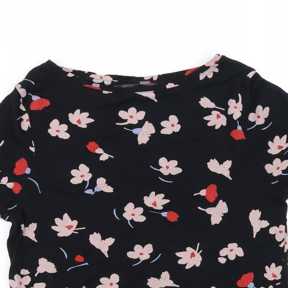 m&s Womens Black   Basic Blouse Size 14