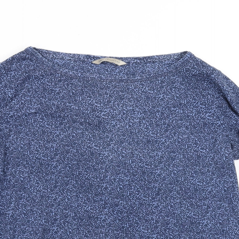 m&s Womens Blue   Basic T-Shirt Size 12