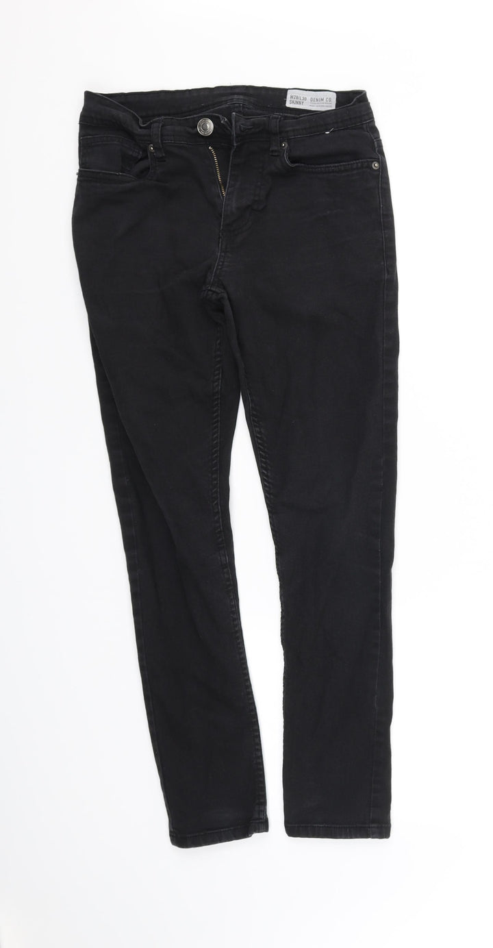 pre worn Womens Black   Straight Jeans Size S L30 in