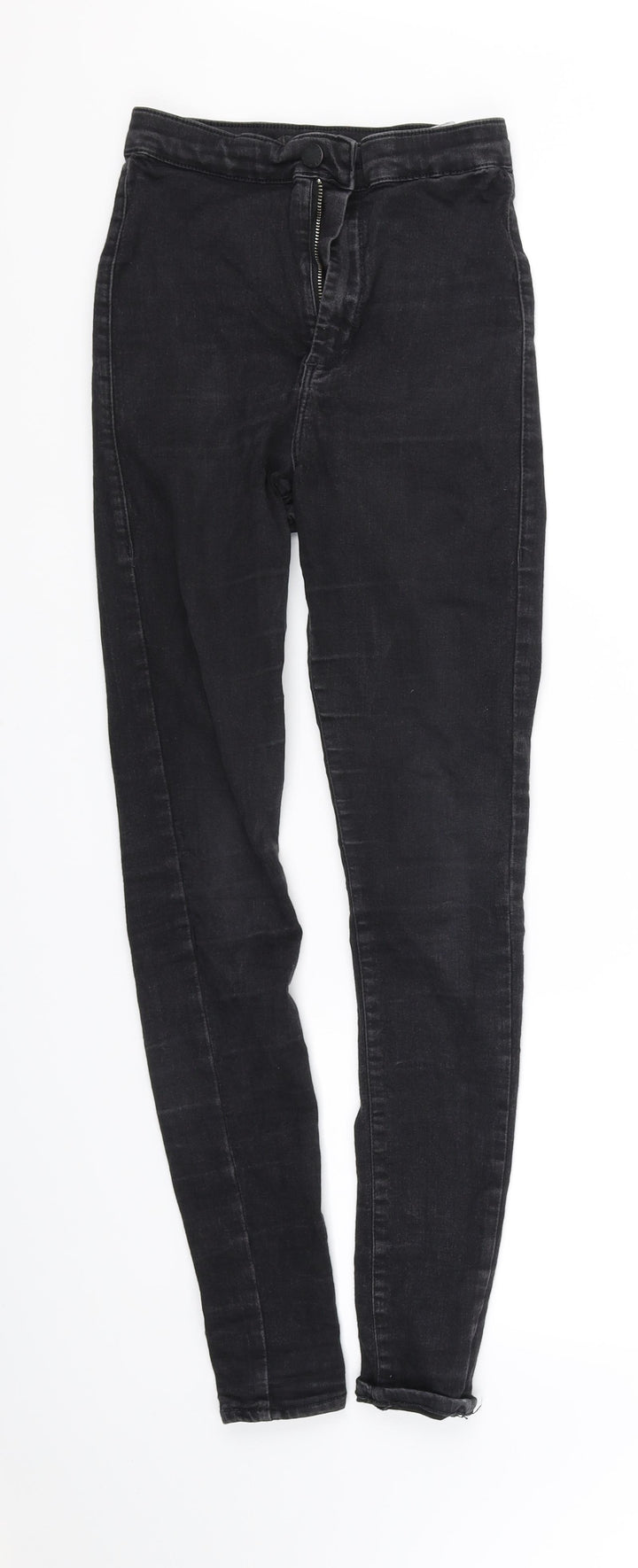 pre worn Womens Black Straight Jeans Size S L30 in