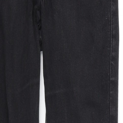pre worn Womens Black   Straight Jeans Size S L30 in