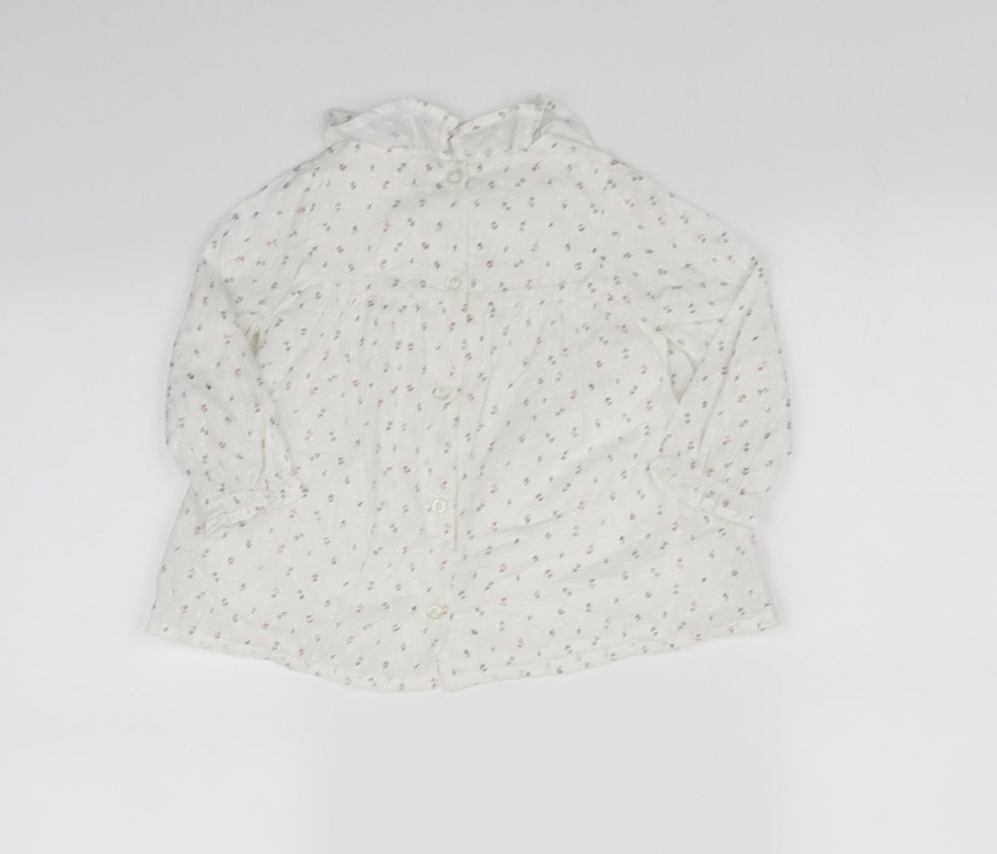 pre worn  White Houndstooth  Fit & Flare  Size 12-18 Months