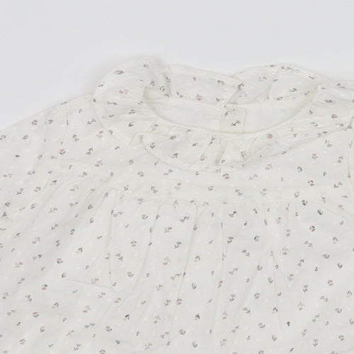pre worn  White Houndstooth  Fit & Flare  Size 12-18 Months