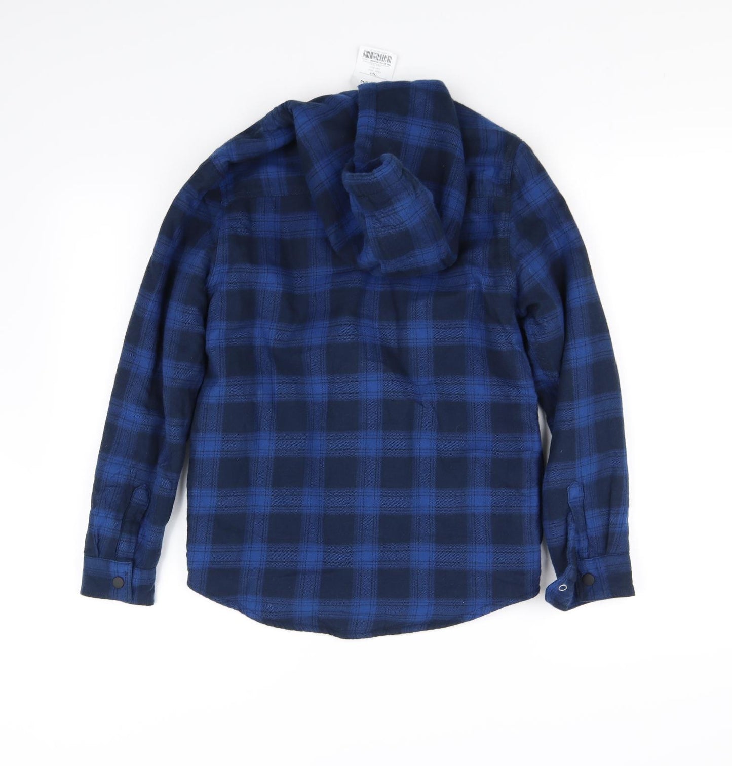 pre worn Boys Blue Check  Jacket  Size 11 Years