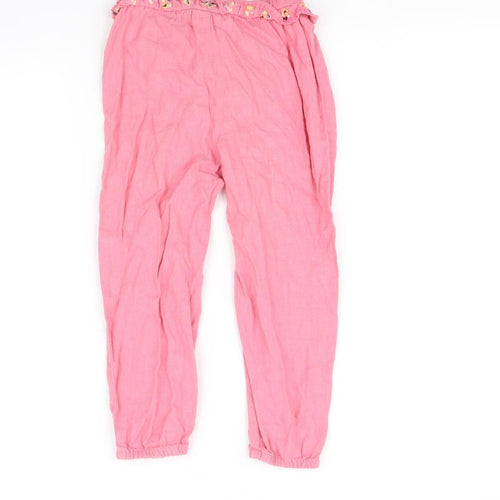 pre worn Girls Pink   Jegging Trousers Size 3-4 Years