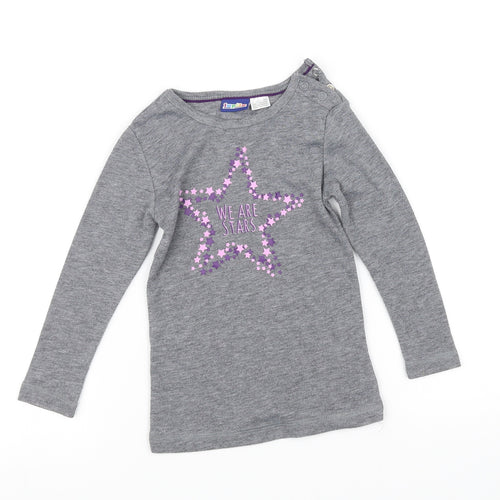 pre worn  Grey   Basic T-Shirt Size 12 Months