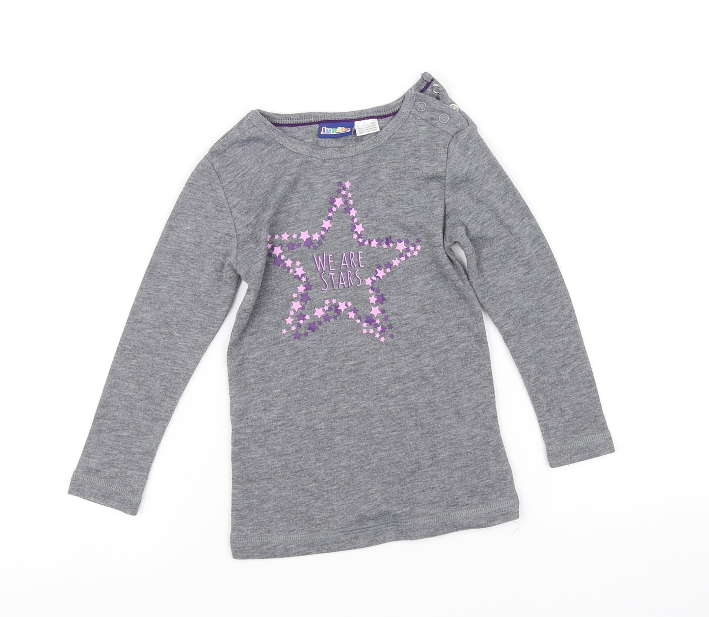 pre worn  Grey   Basic T-Shirt Size 12 Months