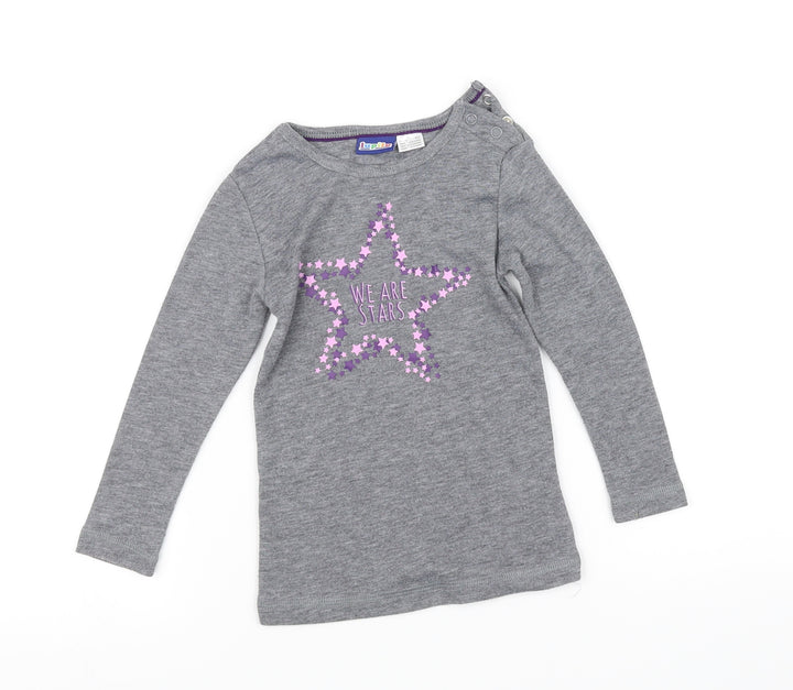 pre worn  Grey   Basic T-Shirt Size 12 Months