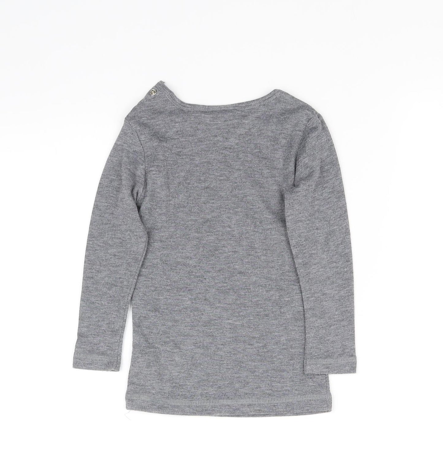 pre worn  Grey   Basic T-Shirt Size 12 Months