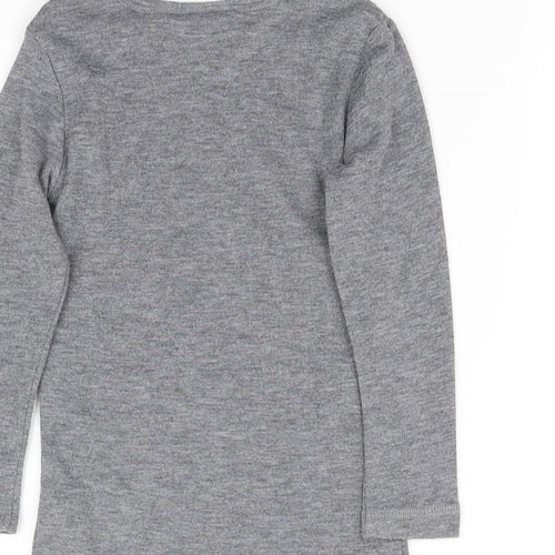 pre worn  Grey   Basic T-Shirt Size 12 Months