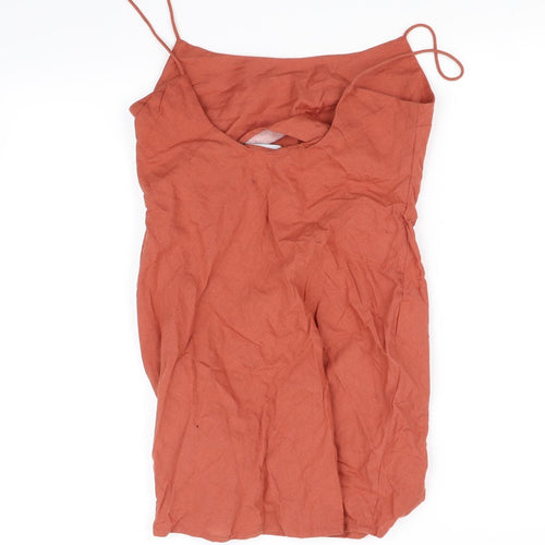 ASOS Womens Orange   Basic Blouse Size 10