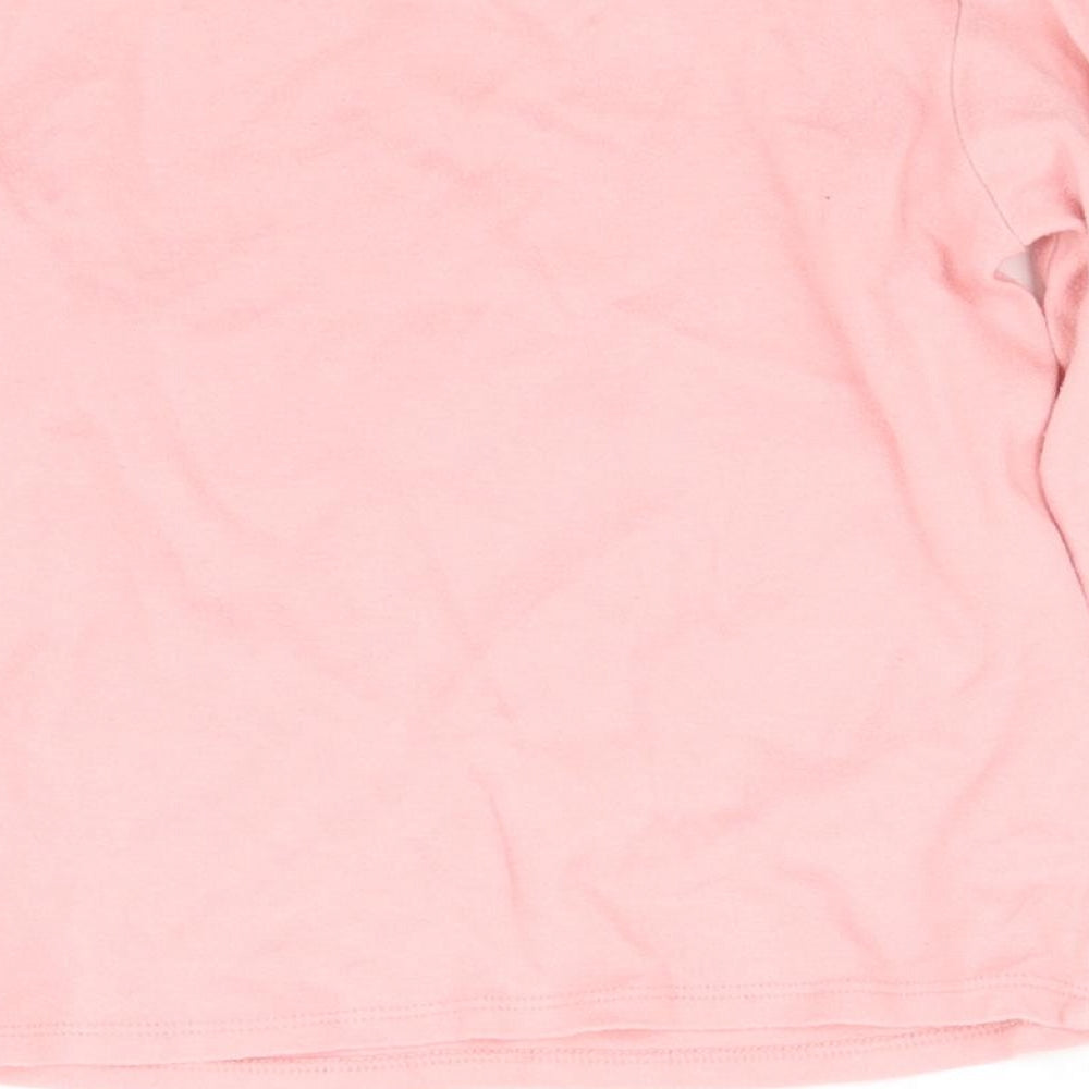 pre worn Girls Pink   Basic T-Shirt Size 5-6 Years