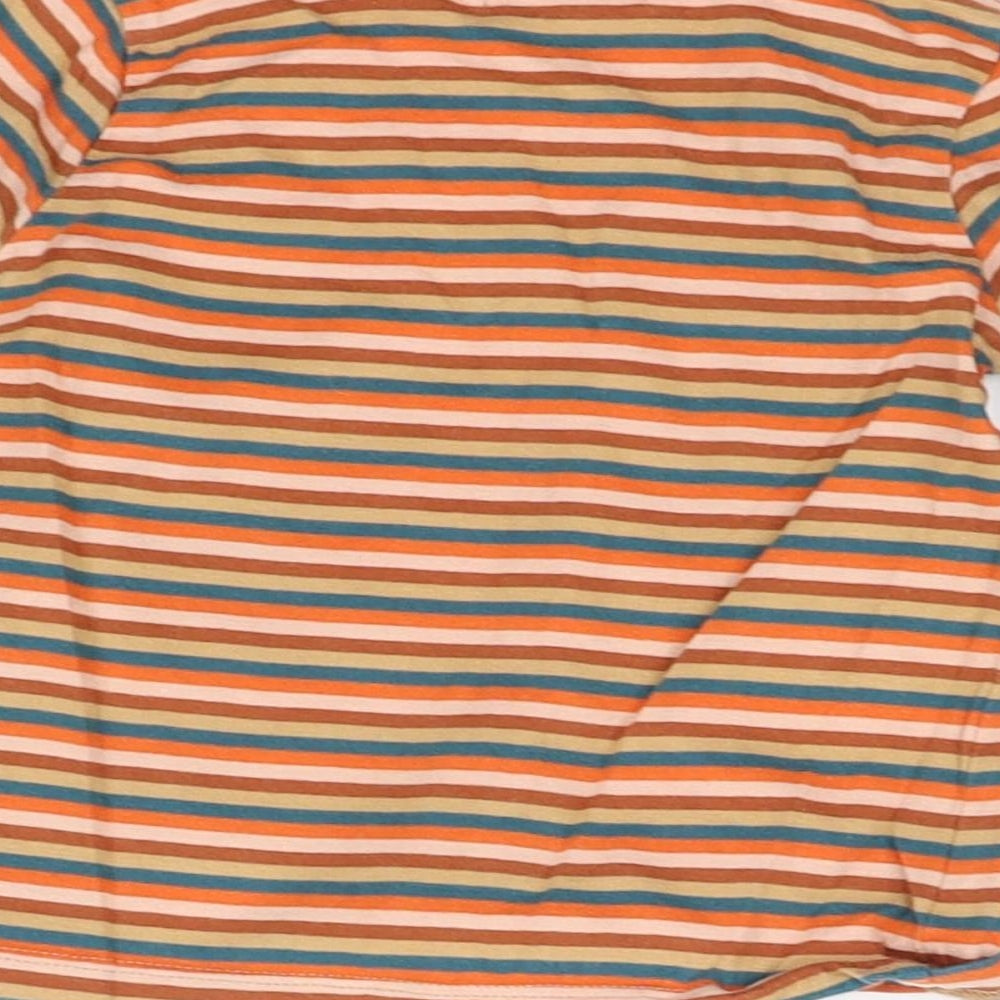 NEXT  Orange Striped  Basic T-Shirt Size 12-18 Months