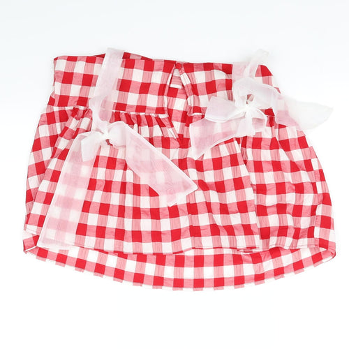 Topshop Womens Red   Basic Blouse Size 14