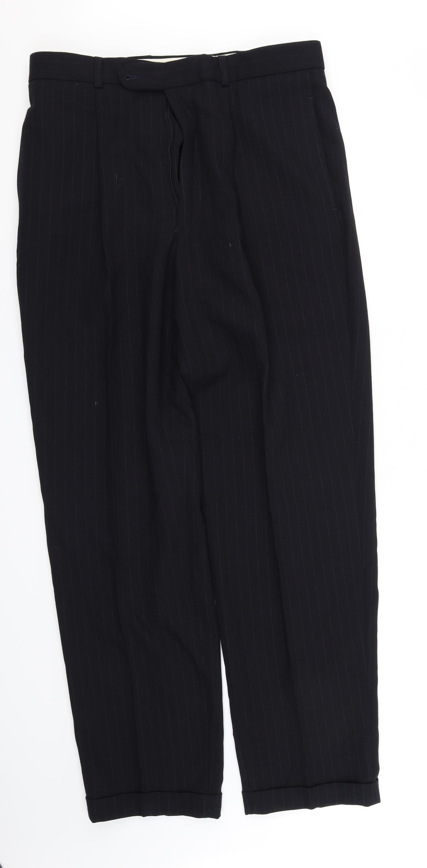 pre worn Mens Black   Trousers  Size 40 in L35 in