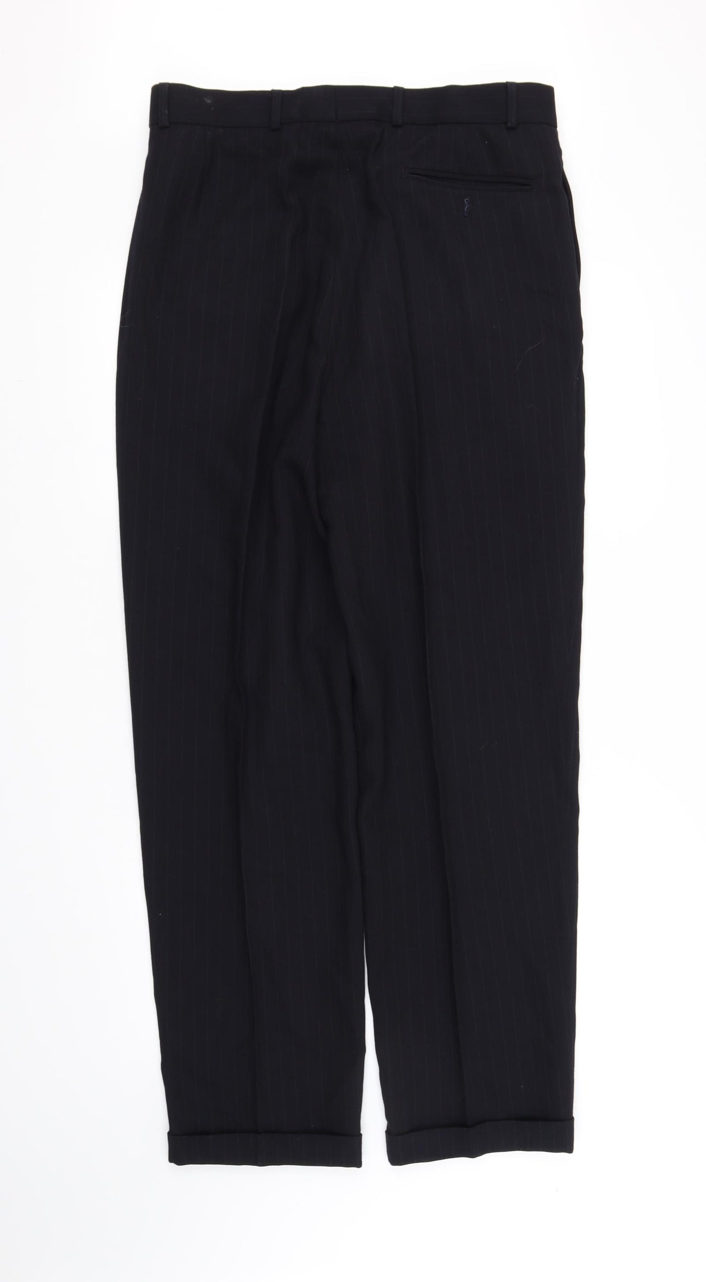 pre worn Mens Black   Trousers  Size 40 in L35 in