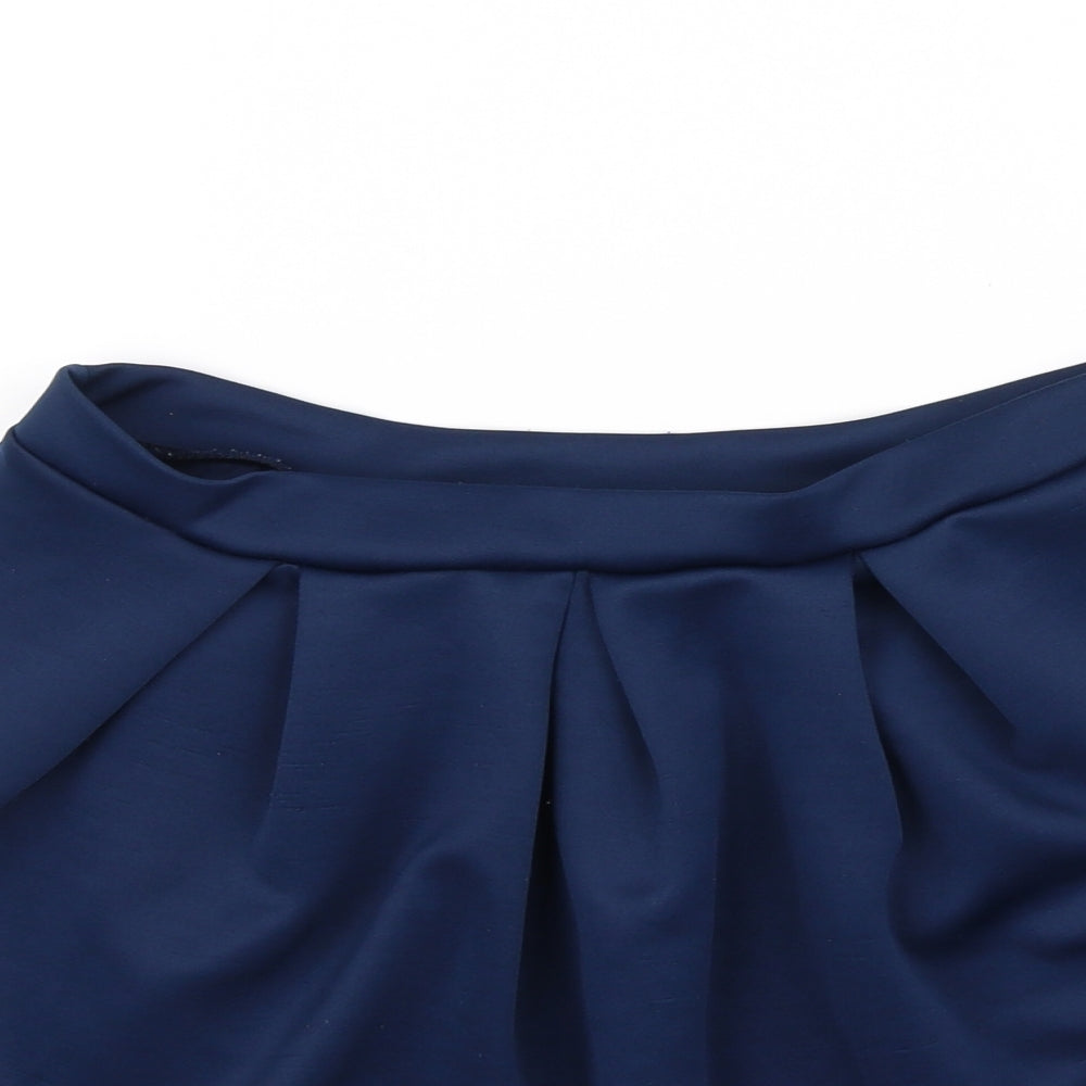 Boohoo Womens Blue   Mini Skirt Size 14