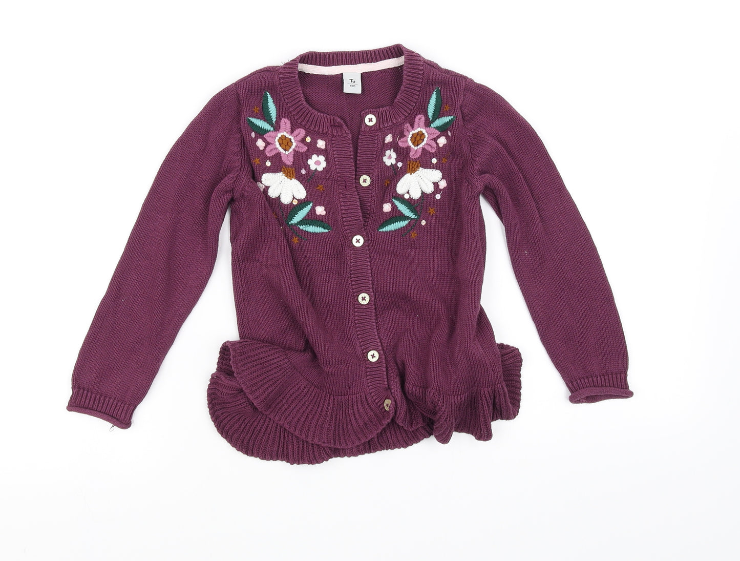 TU Girls Purple   Pullover Jumper Size 3-4 Years