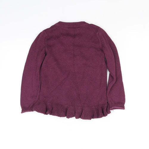 TU Girls Purple   Pullover Jumper Size 3-4 Years