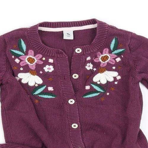 TU Girls Purple   Pullover Jumper Size 3-4 Years