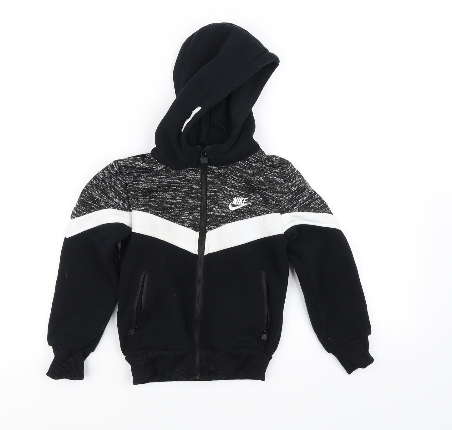 Nike Boys Black   Pullover Hoodie Size 6-7 Years