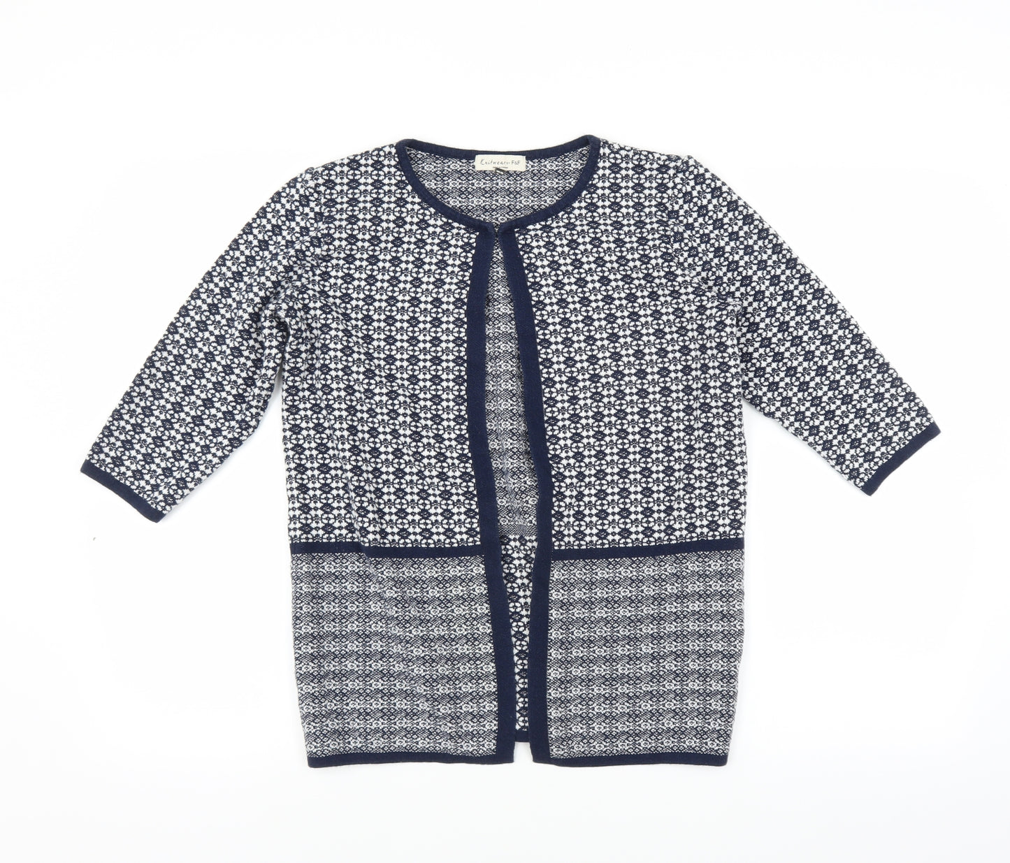 F&F Womens Blue   Cardigan Jumper Size 10