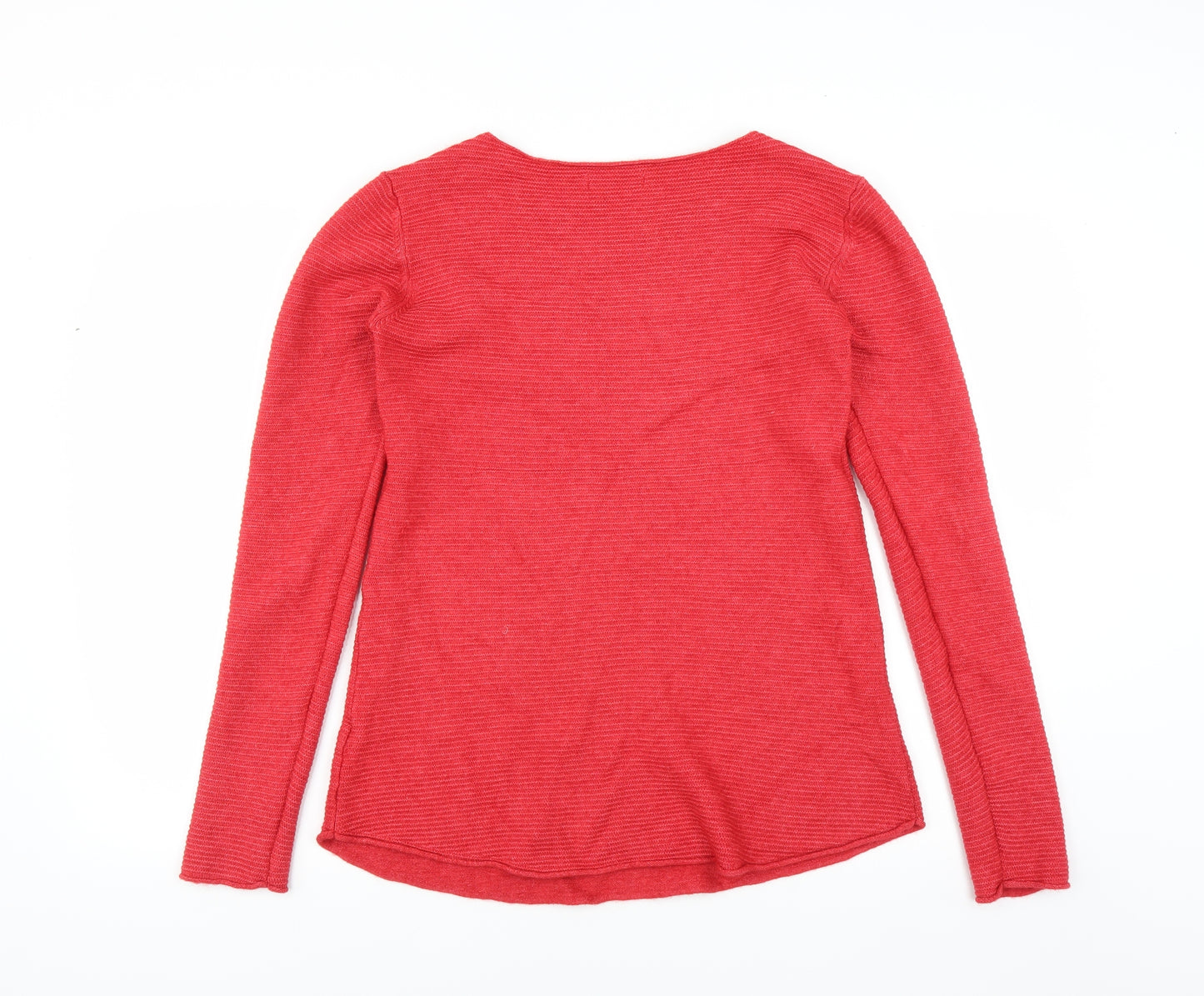 Meily Womens Red   Pullover Jumper Size M