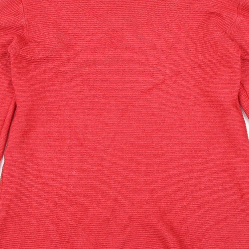 Meily Womens Red   Pullover Jumper Size M