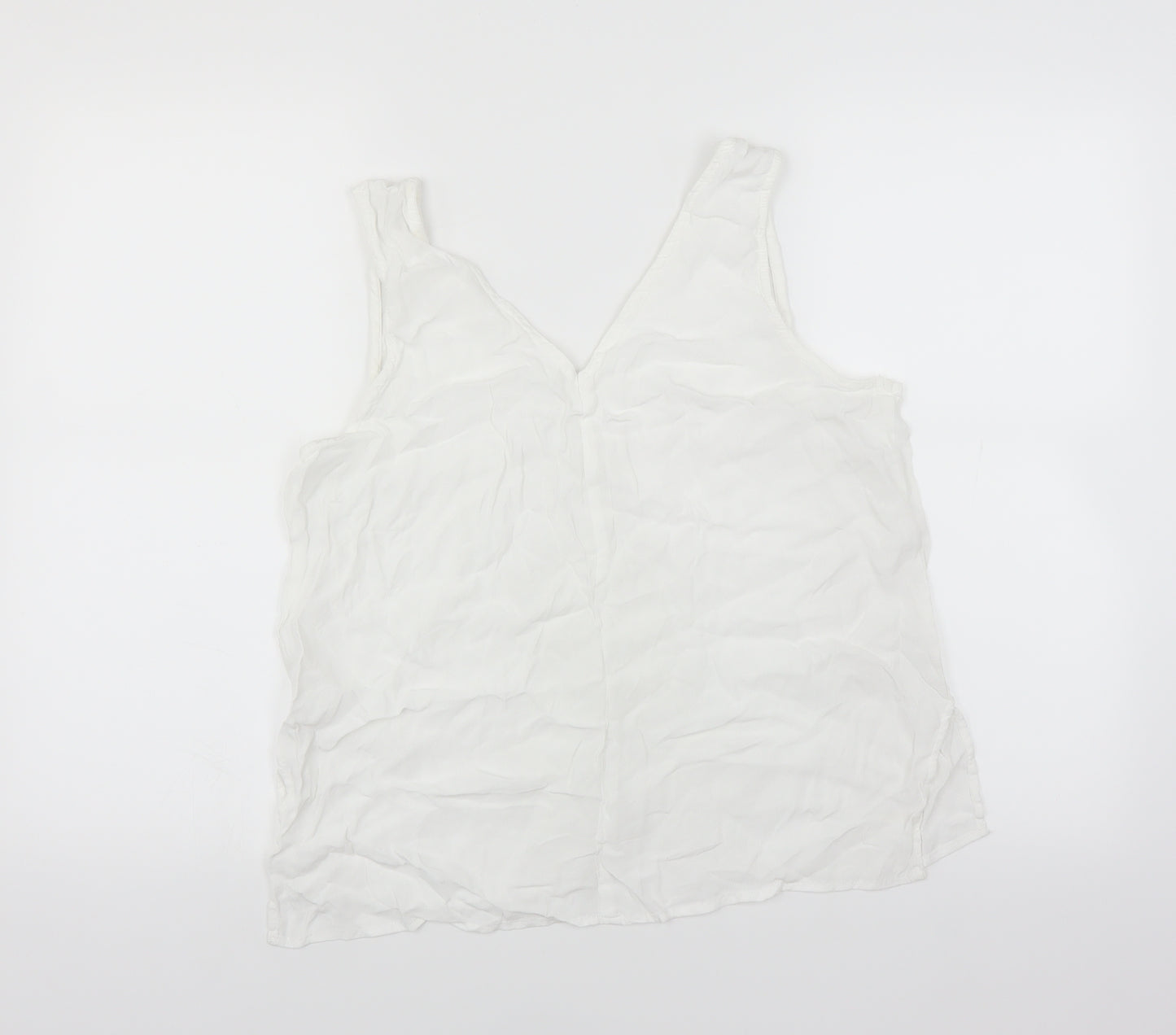 River Island Womens White   Basic Blouse Size 16