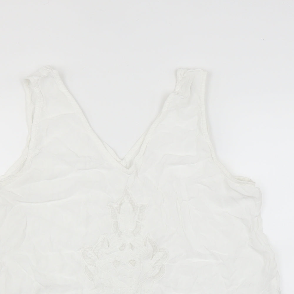 River Island Womens White   Basic Blouse Size 16