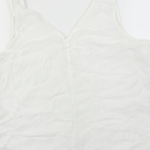 River Island Womens White   Basic Blouse Size 16
