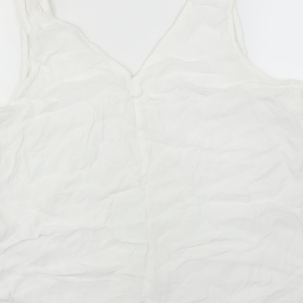 River Island Womens White   Basic Blouse Size 16