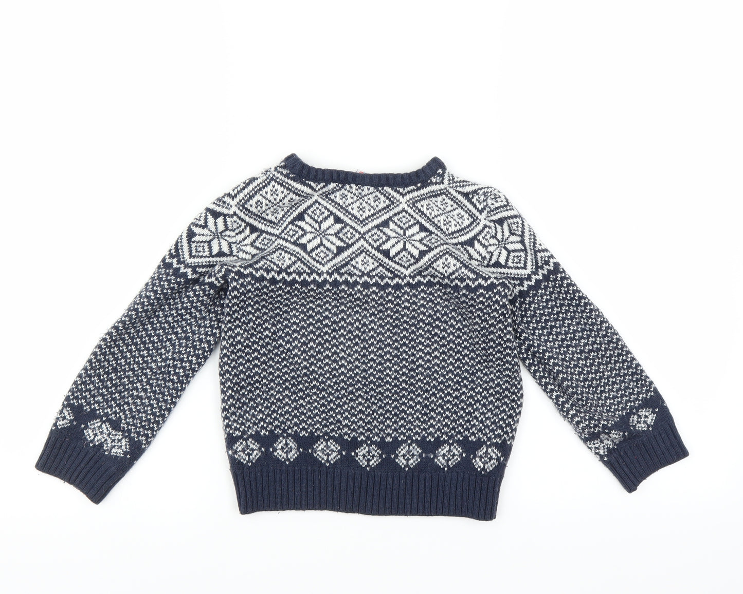 Mini Club Girls Blue   Pullover Jumper Size 5-6 Years