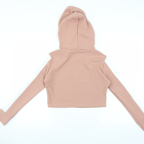 Femme Luxe Womens Pink   Pullover Hoodie Size 10  - CROPPED