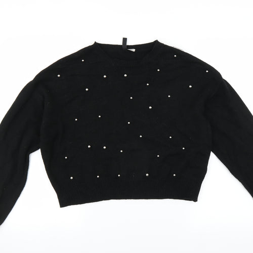 Divided by H&M Womens Black   Pullover Jumper Size M