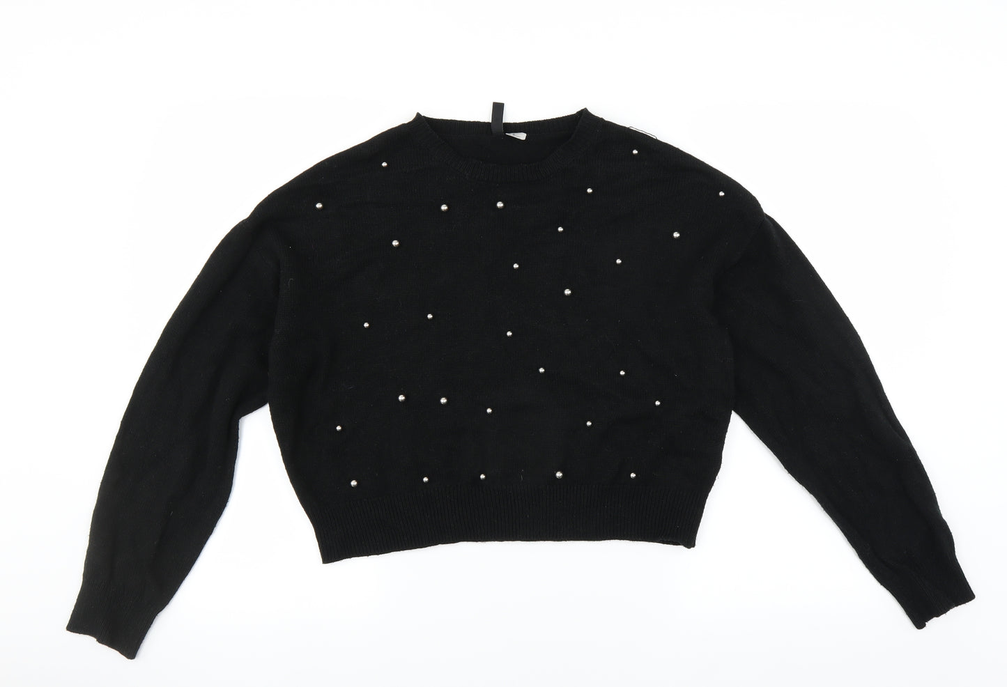 Divided by H&M Womens Black   Pullover Jumper Size M