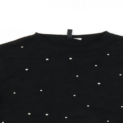 Divided by H&M Womens Black   Pullover Jumper Size M