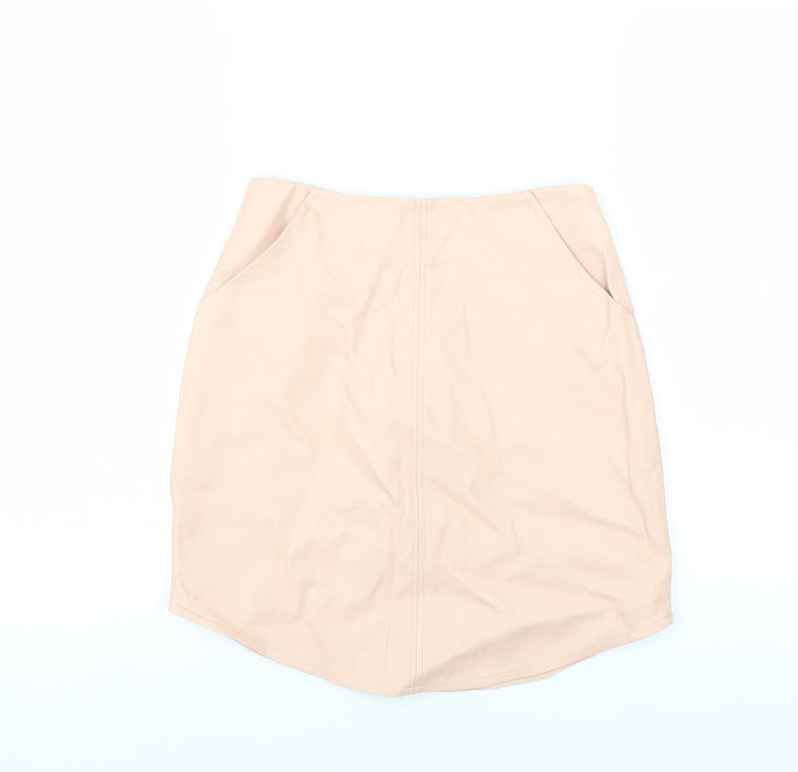Missguided Womens Pink   Straight & Pencil Skirt Size 4