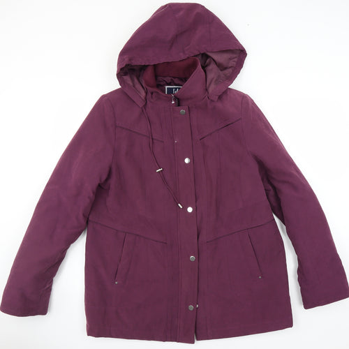 ISLE Womens Purple   Jacket Coat Size 14