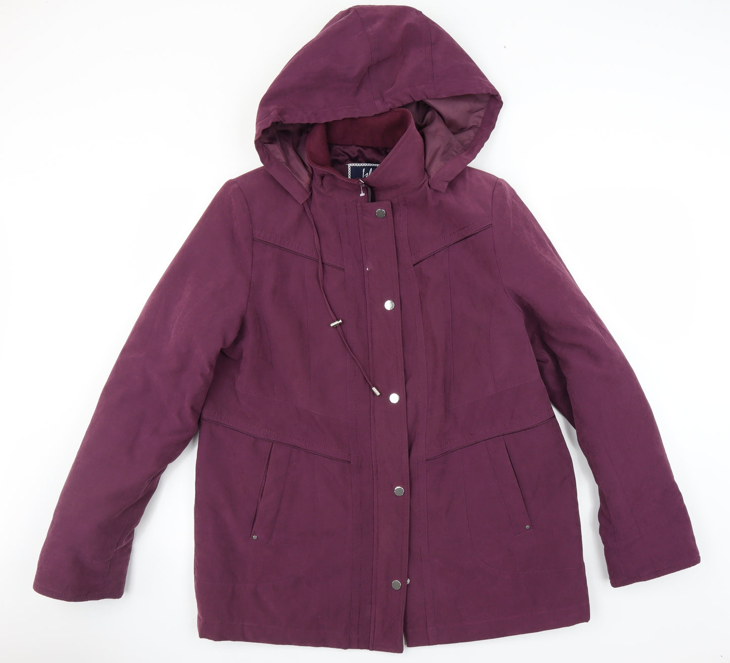 ISLE Womens Purple   Jacket Coat Size 14