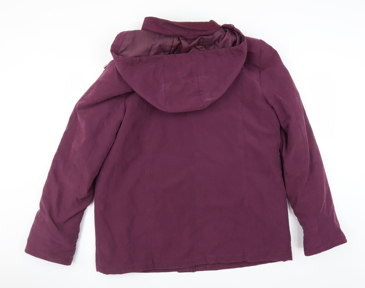 ISLE Womens Purple   Jacket Coat Size 14