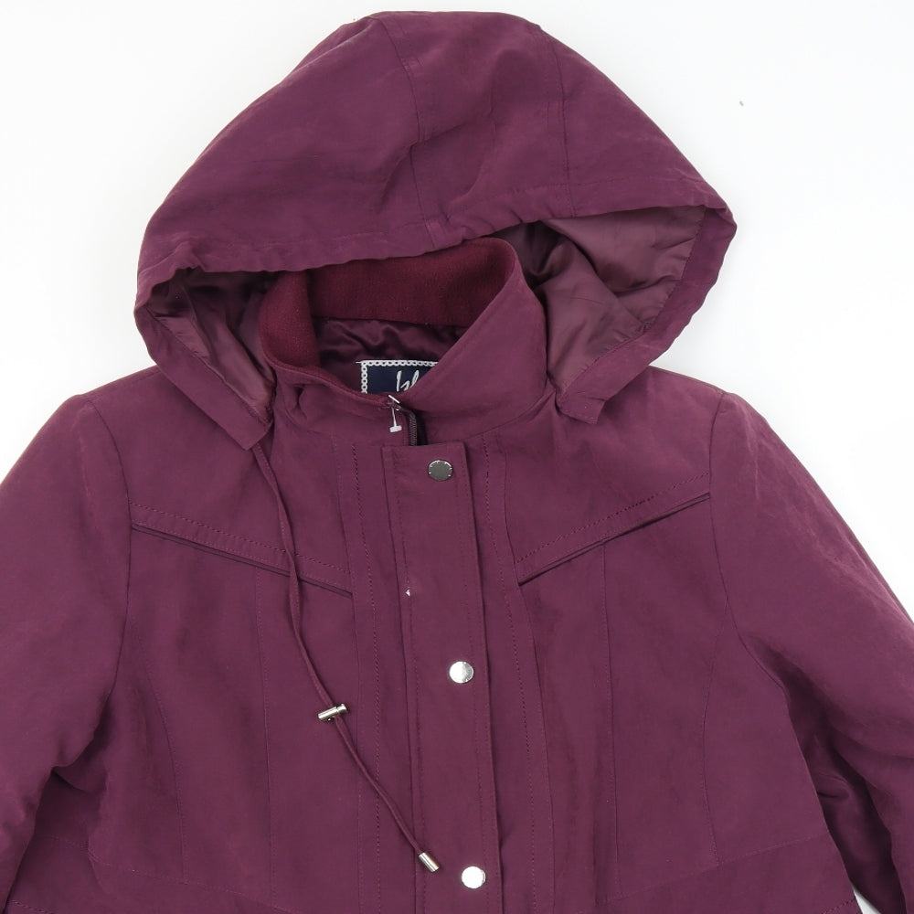ISLE Womens Purple   Jacket Coat Size 14