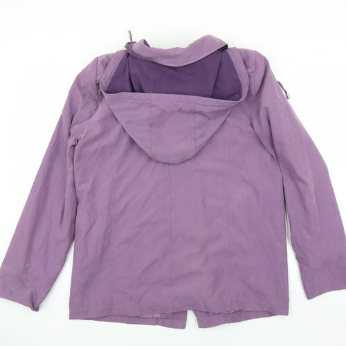 ISLE Womens Purple   Jacket Coat Size 12