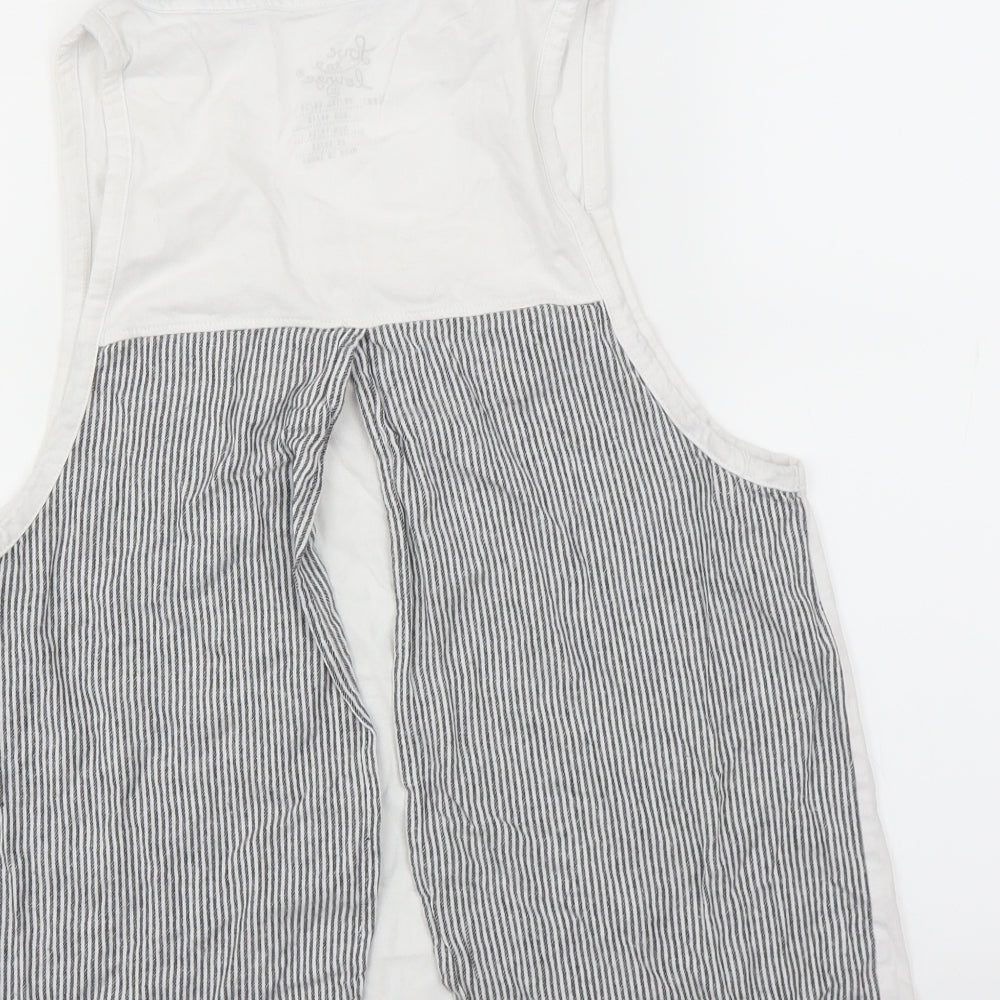 love to lounge Womens White Solid  Top Pyjama Top Size 18