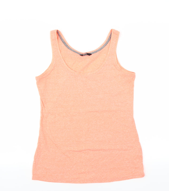 F&F Womens Orange Basic Tank Size 8