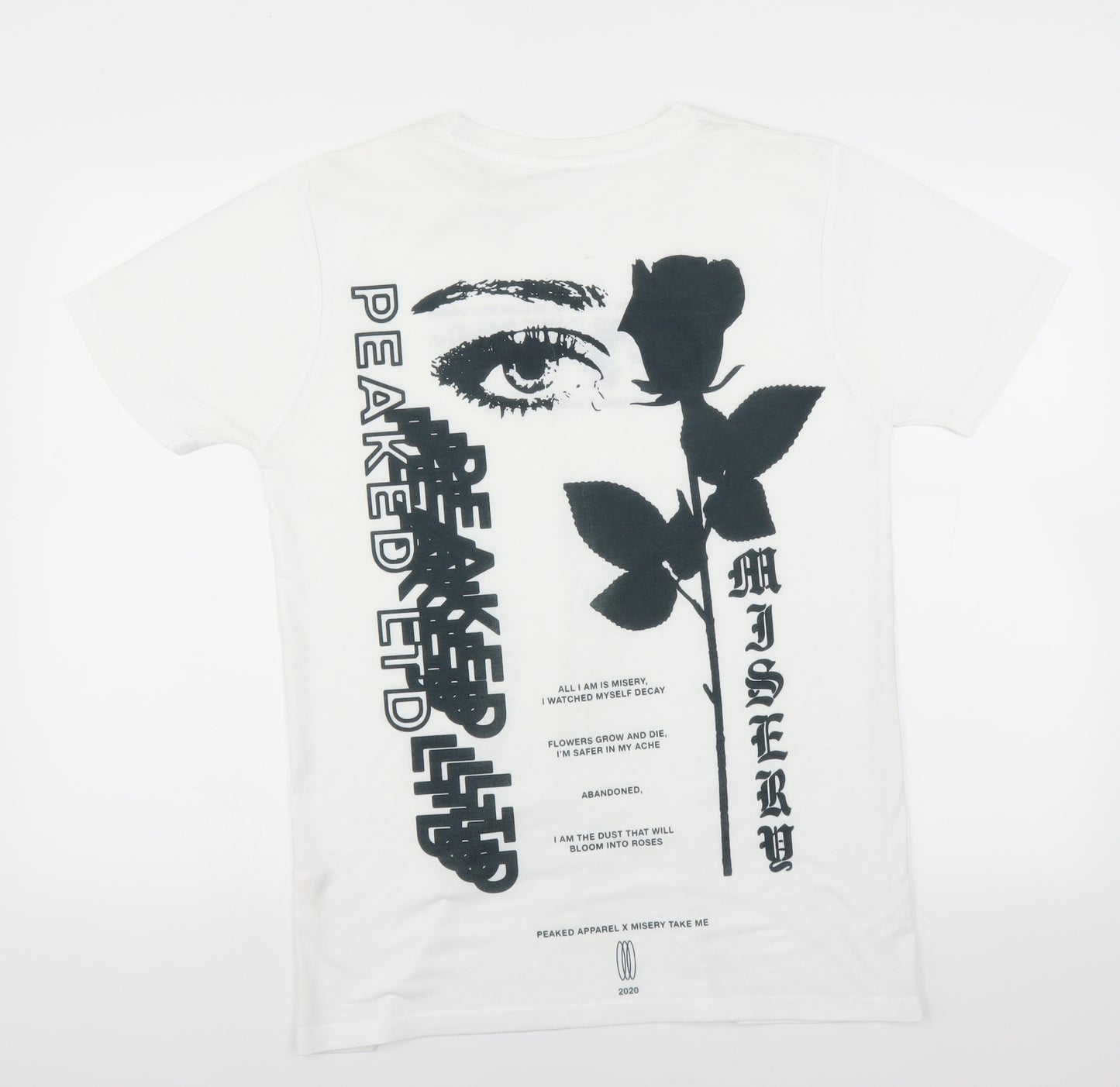 Preworn Mens White    T-Shirt Size M