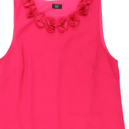 F&F Womens Pink   Shift    - Floral Embelishment