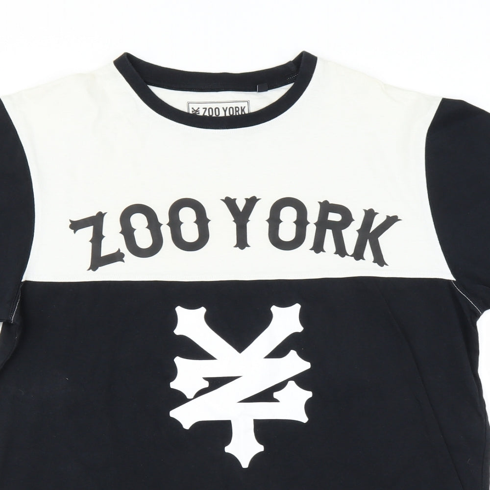Zoo York Mens Black    T-Shirt Size XL