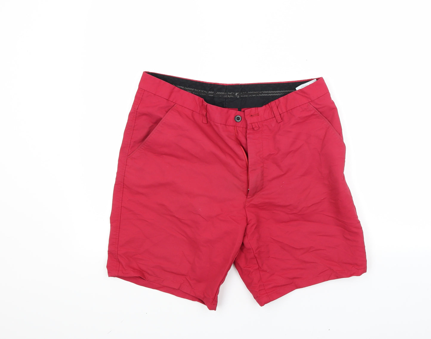 Galvin Green Mens Red   Chino Shorts Size 32